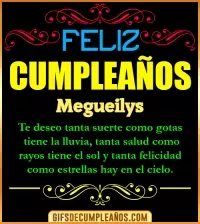GIF Frases de Cumpleaños Megueilys